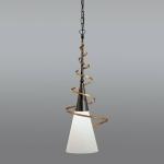 Závesná lampa BONITO antická hrdza 75 cm