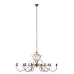 Oválny visiaci luster Campana, 110 cm