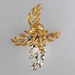 Visiaci luster PIOGGIA D-Oro, 1-pl.