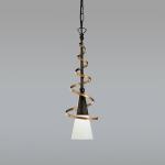 Závesná lampa BONITO antická hrdzavá 50 cm