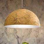 Závesná lampa Cult vintage, zlato, Ø 40 cm