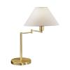Stolová lampa Hilton, otočná, mosadz