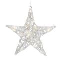 Päťcípa akrylová hviezda Ingar s LED