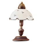 KOLARZ Nonna – stolná lampa bielo-modrá