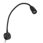 LEDS-C4 Bed nástenné LED svietidlo okrúhle, čierne