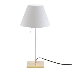 Luceplan Costanzina stolná lampa mosadz biela hmla