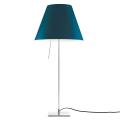 Luceplan Costanza stolová lampa D13if hliník/modrá