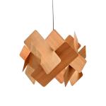 LZF Escape závesná, kábel čierna Ø 30 cm čerešňa