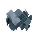 LZF Escape závesná, kábel čierna Ø 30 cm modrá