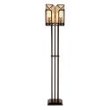 V štýle Tiffany navrhnutá stojaca lampa Madison