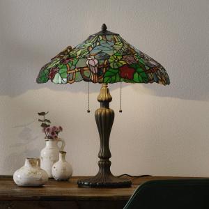 Majstrovská stolná lampa Austrália, štýl Tiffany