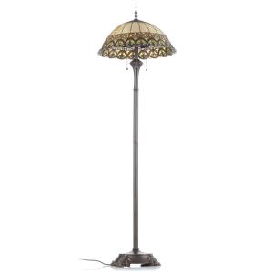 Frieda – stojaca lampa s tienidlom Tiffany