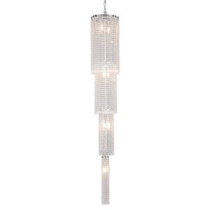 Závesná lampa CR114 sklenený záves 210 cm