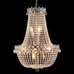 Visiaci luster CR55, 12-plameňový sklenený záves