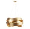 Závesná lampa Pura pozlátená, 60 cm, 3x E27