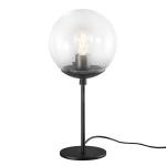 Stolná lampa Global Ø 20 cm čierna