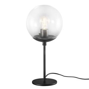 Stolná lampa Global Ø 20 cm čierna