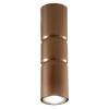 Stropné nadstavbové svietidlo Turbo stabilné bronz