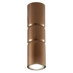 Stropné nadstavbové svietidlo Turbo stabilné bronz