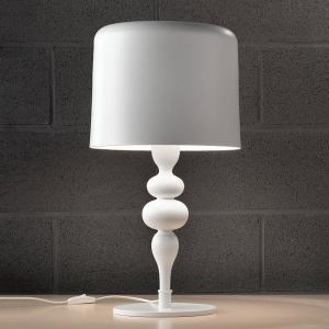 Stolová lampa Eva TL3+1G 75 cm, biela