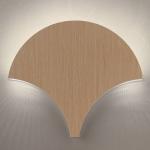 Nástenné LED svietidlo Palm svetlý dub