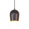 Menzel Solo Glo12 závesná lampa v hnedo-čiernej