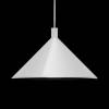 Martinelli Luce Cono závesná lampa, biela, Ø 30 cm