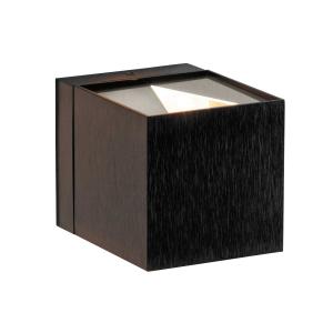 Milan Dau nástenné svetlo kocka up-down čierne