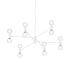 Modo Luce Chandelier závesná lampa 13p 107cm biela