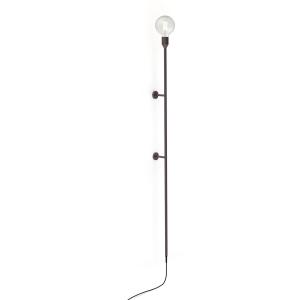 Modo Luce Geco nástenné 155cm čierne so zástrčkou