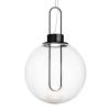 Modo Luce Orb závesné LED svietidlo čierne Ø 40 cm