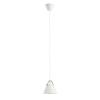 Závesná lampa Strap, Ø 16,5 cm, biela