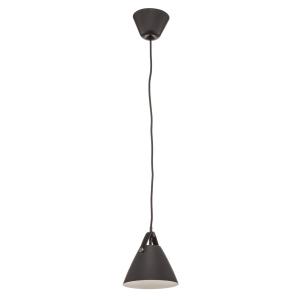 Závesná lampa Strap, Ø 16,5 cm, čierna