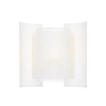 Northern Butterfly perforated nástenné, biele