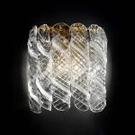 Nástenné svietidlo Molle, 24 K pozlátené