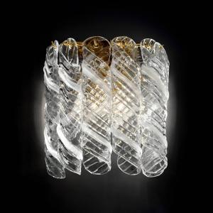 Nástenné svietidlo Molle, 24 K pozlátené