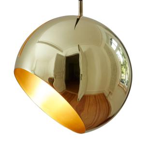Nyta Tilt Globe Brass závesná lampa kábel 3 m