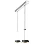 OLIGO Glance závesné LED svietidlo 2-pl., čierne