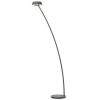 OLIGO Glance stojaca LED zakrivená sivá matná