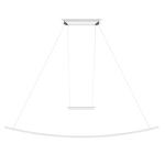 OLIGO Lisgo závesné LED svietidlo, matné biele