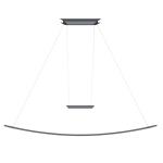 OLIGO Lisgo závesné LED svietidlo, matné sivé