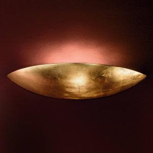 Nástenné svetlo Tamara z keramiky starožitné zlato