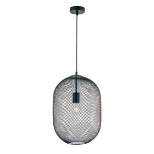 Závesná lampa Georgina s klietkovým tienidlom