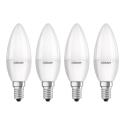 OSRAM LED sviečka E14 Base Retro 4,9W 4 ks 4 000 K