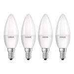 OSRAM LED sviečka E14 Base Retro 4,9W 4 ks 4 000 K