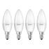 OSRAM LED sviečka E14 Base Retro 4,9W 4 ks 4 000 K
