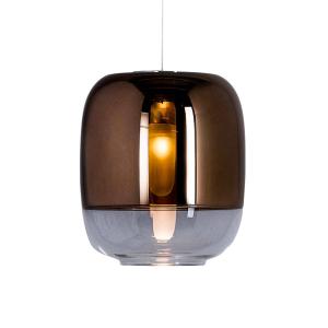 Prandina Gong S1 závesná lampa čierna pokovovaná