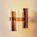 Slamp La Lollo nástenné svetlo cínová farba biela