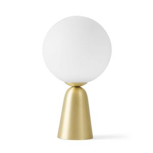 Stolná lampa Lunar so zlatým podstavcom, Ø 12 cm