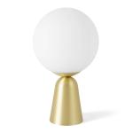 Stolná lampa Lunar so zlatým podstavcom, Ø 20 cm